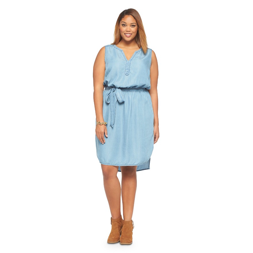 11 Plus Size Denim And Chambray Dresses Under $100 ...