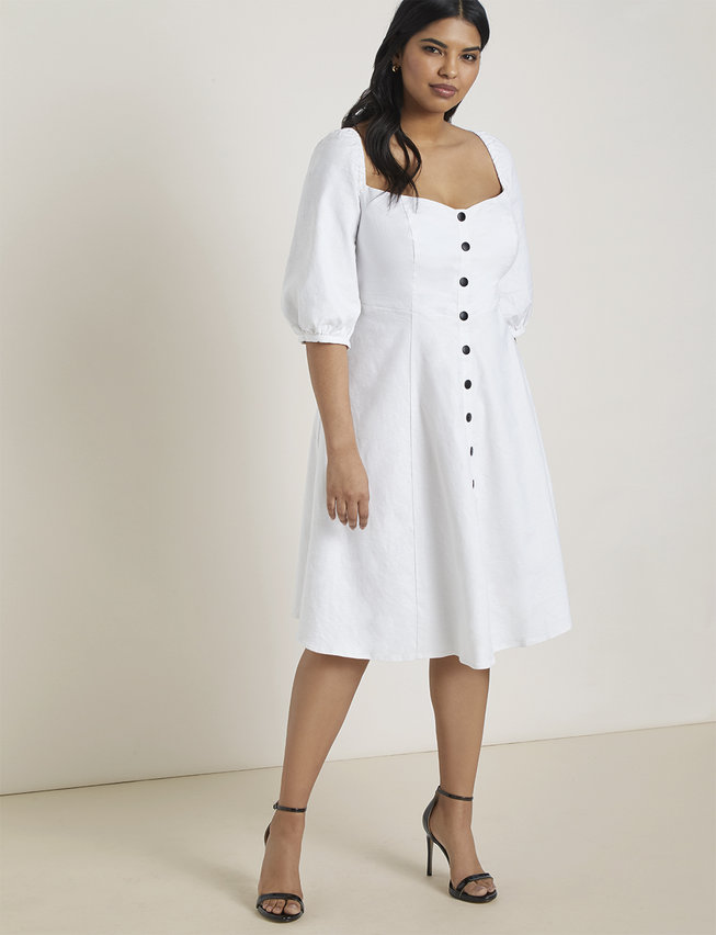 noget fryser drikke Slay The Summer In These Plus Size White Party Dresses - Stylish Curves