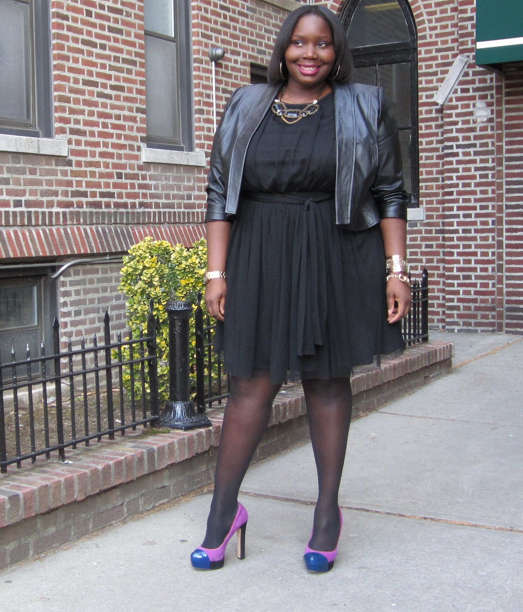 STYLE JOURNEY: LEATHER AND MESH - Stylish Curves