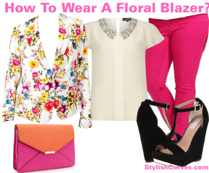 Plus Size Outfit Ideas: How To Wear A Floral Blazer