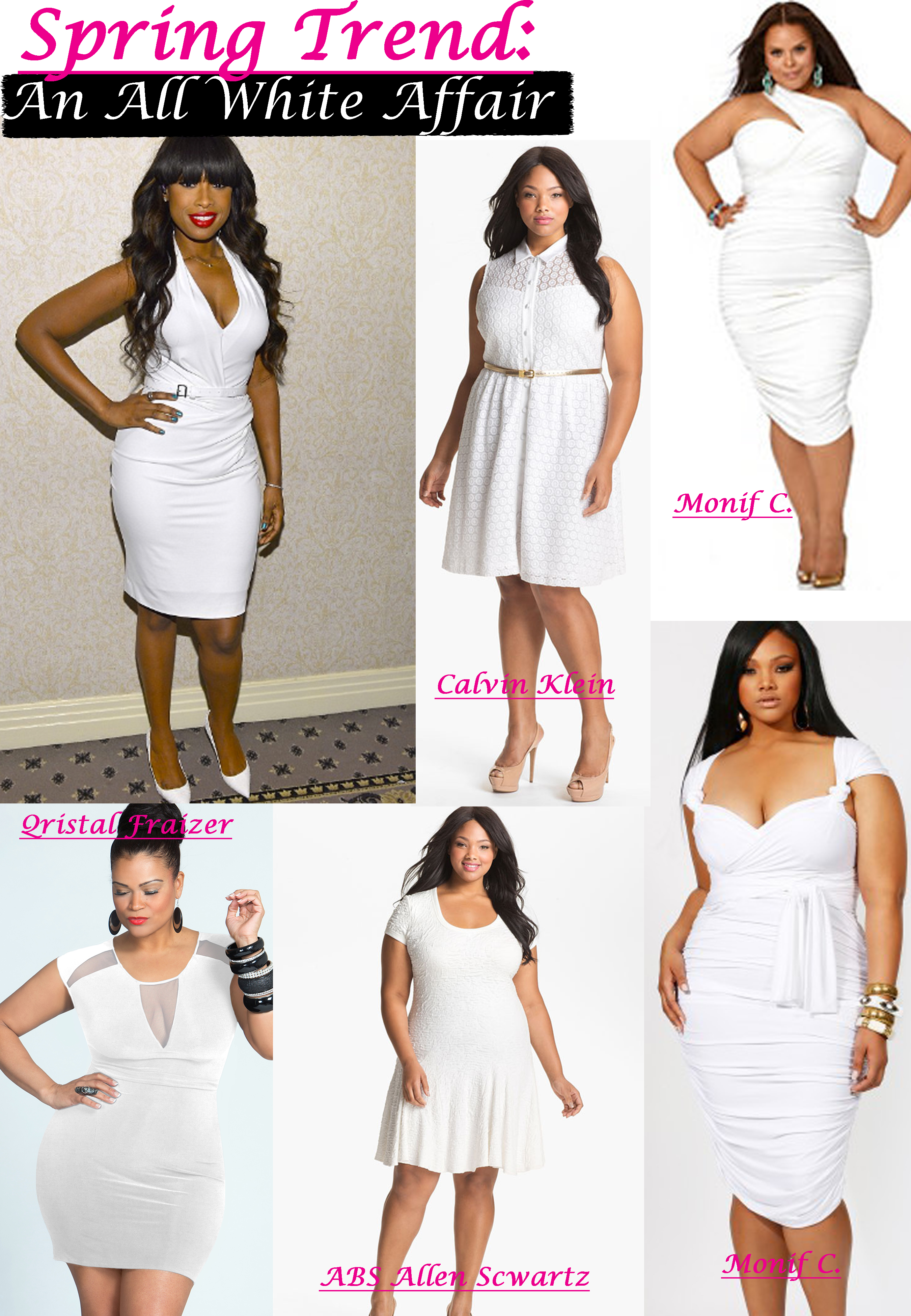 plus size white dresses for women