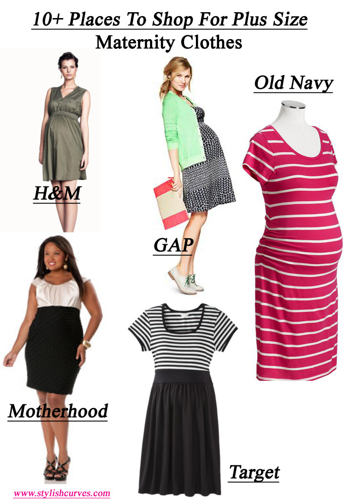 10 Places To Shop For Stylish Plus Size Maternity Clothes Stylish Curves