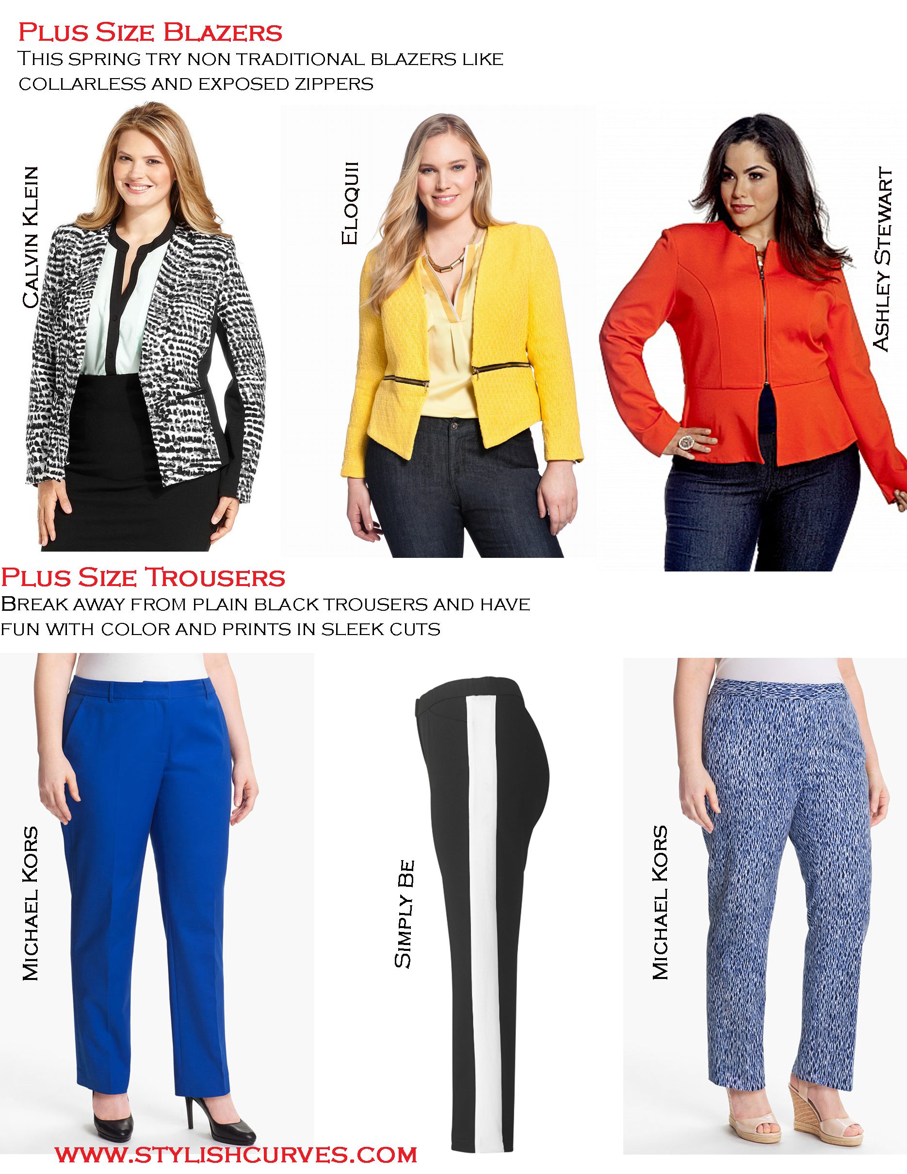 STYLISH CURVES PLUS SIZE SHOPPING GUIDE FOR SPRING OFFICE STYLE ...