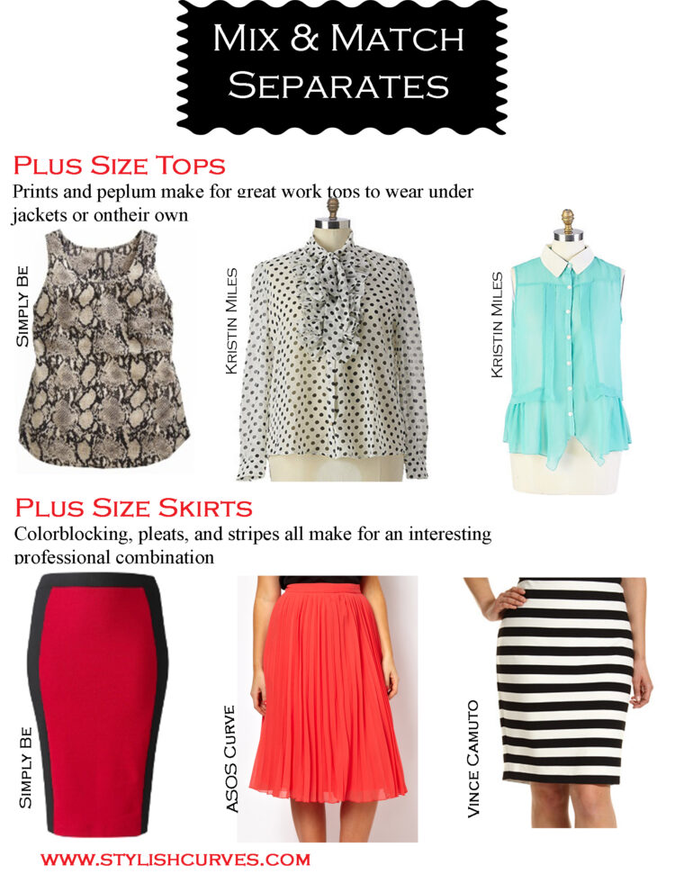 STYLISH CURVES PLUS SIZE SHOPPING GUIDE FOR SPRING OFFICE STYLE ...