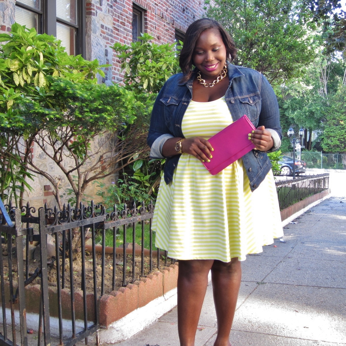 Skater dress with outlet jacket