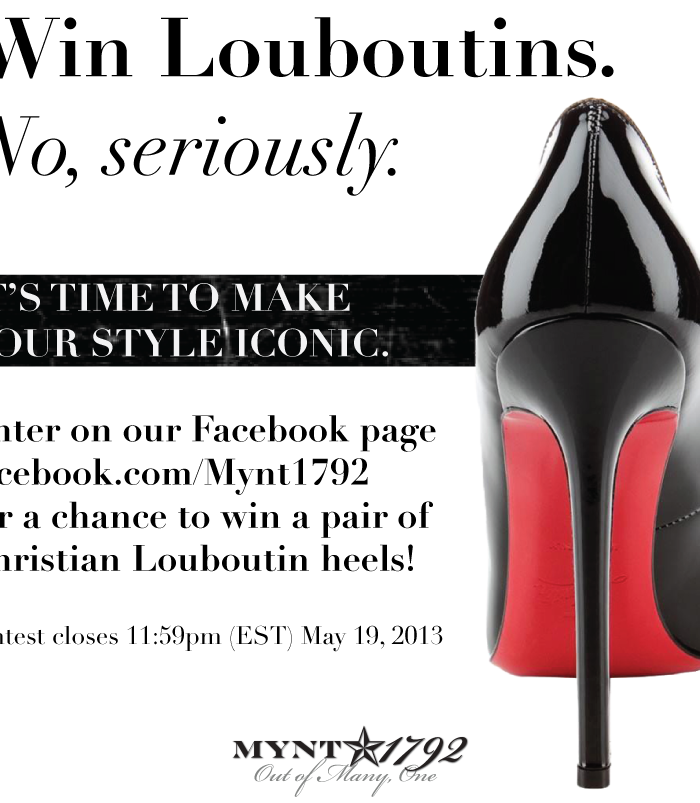 CALLING ALL SHOE LOVERS, ENTER TO WIN A PAIR OF FREE LOUBOUTINS