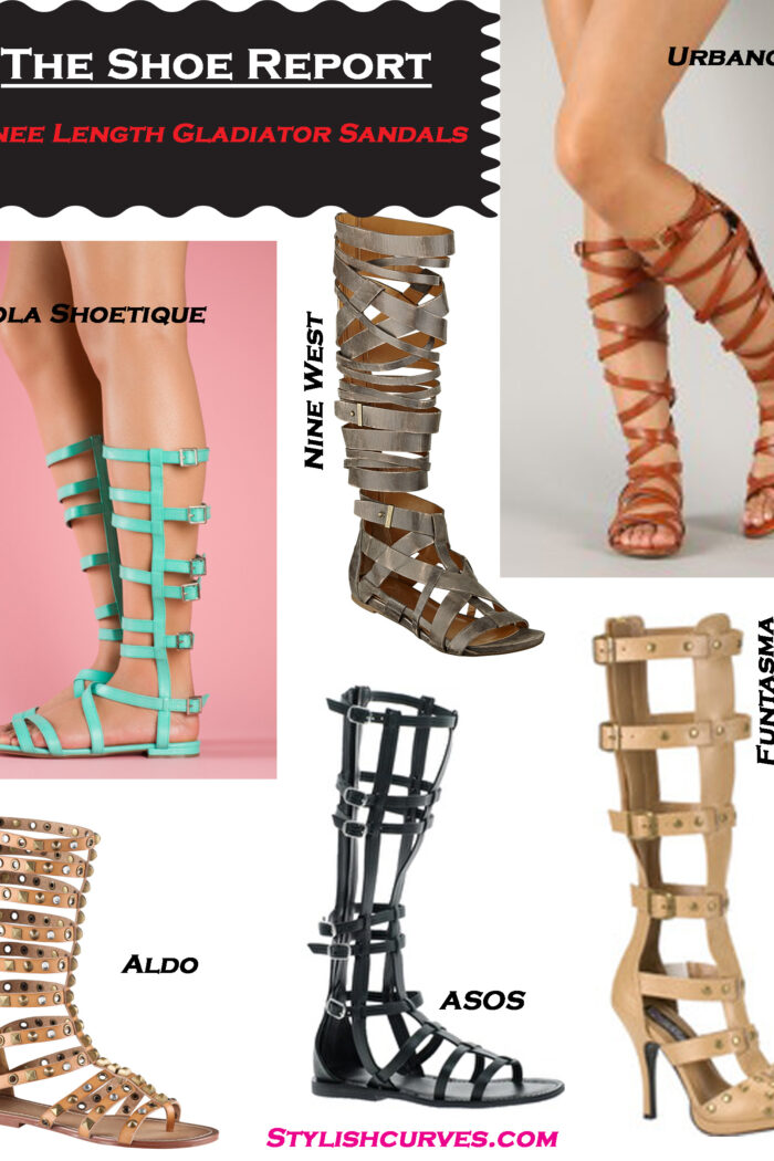 THE SHOE REPORT: KNEE LENGTH GLADIATOR SANDALS