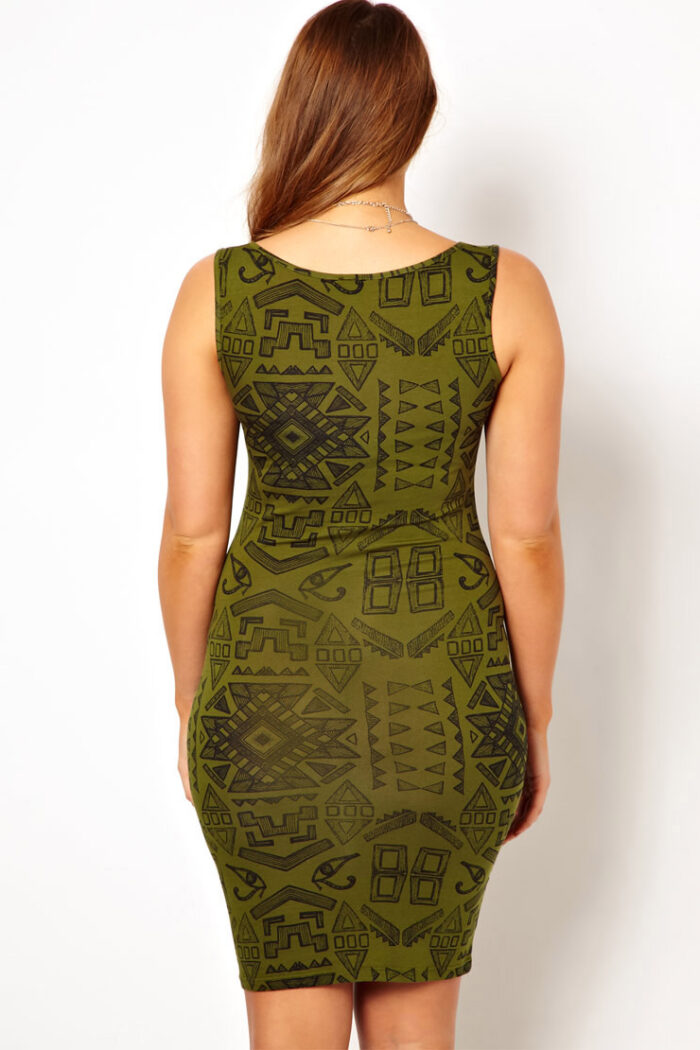 STYLISH CURVES PICK OF THE DAY: ASOS CURVE EGYPTIAN PRINT MINI DRESS