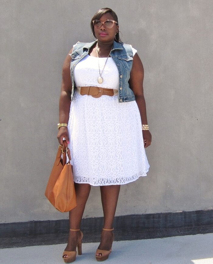 STYLE JOURNEY: THE DENIM VEST AND WHITE DRESS COMBO