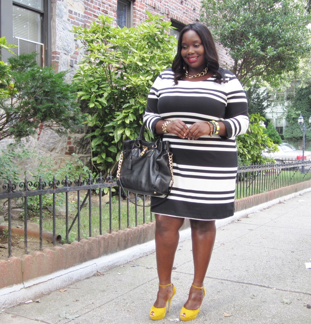 STYLE JOURNEY: WIDE HORIZONTAL STRIPES, WHY NOT? - Stylish Curves