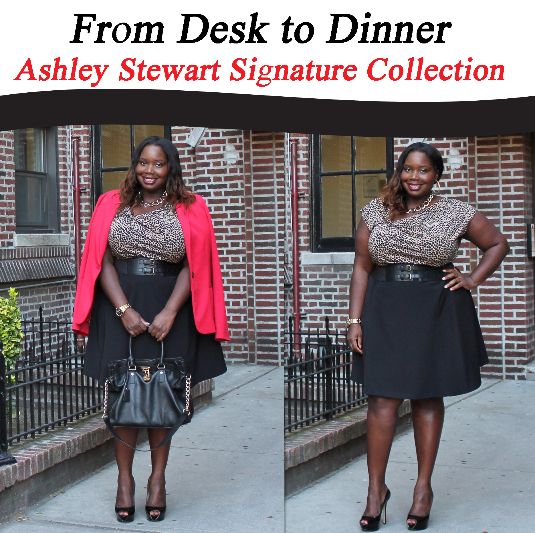 FROM DESK TO DINNER IN ASHLEY STEWART SIGNATURE COLLECTION - Stylish Curves