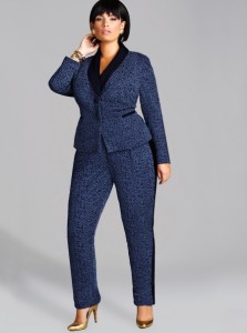 WORK-WEAR WEDNESDAY: PRINTED PLUS SIZE SUITS - Stylish Curves