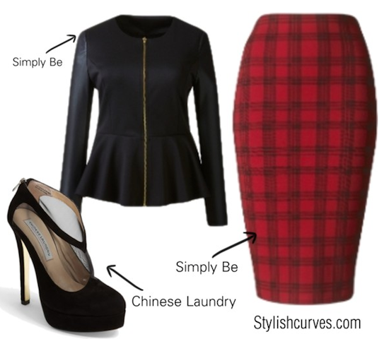 PLUS SIZE OUTFIT IDEAS: HOW TO WEAR THE PLAID TREND