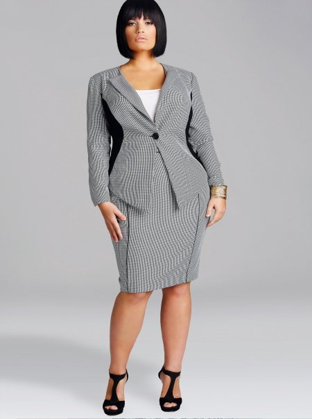 WORK-WEAR WEDNESDAY: PRINTED PLUS SIZE SUITS | Stylish Curves