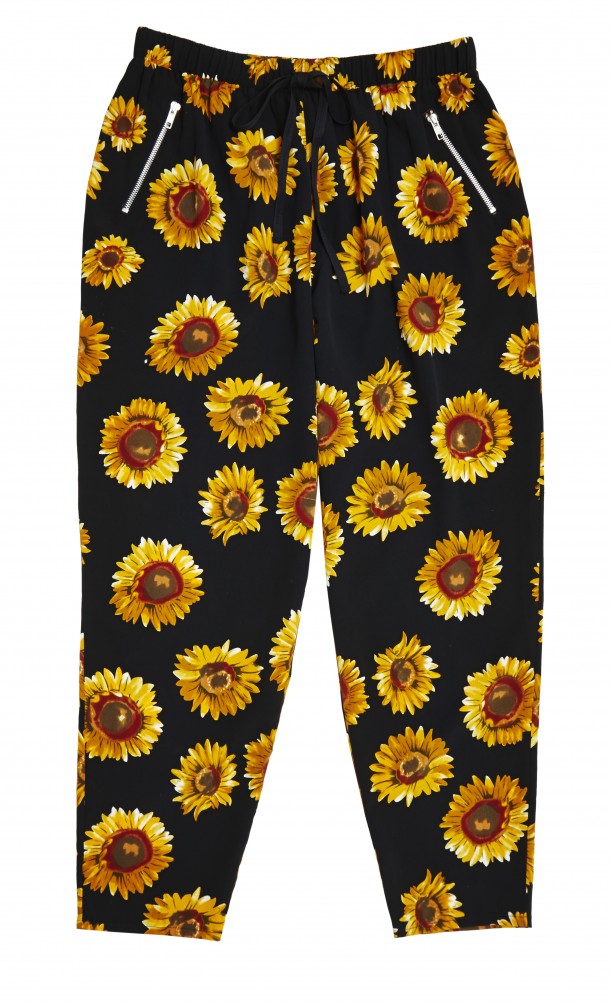 ASOS CURVE peg trouser in sunflower print £30
