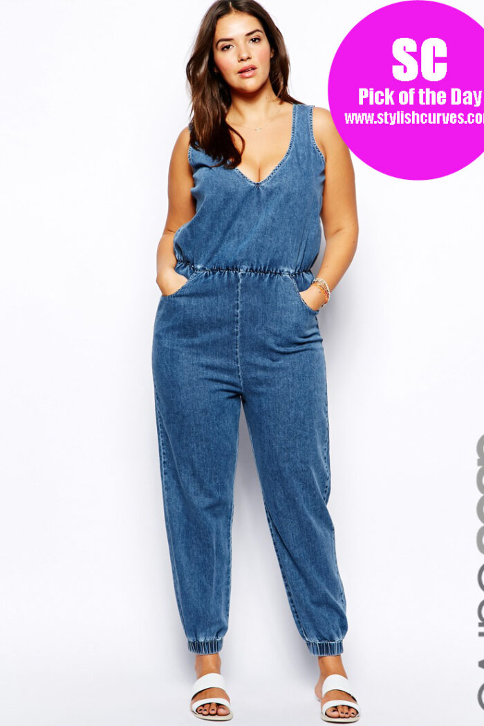 STYLISH CURVES PICK OF THE DAY: ASOS CURVE DENIM JUMPSUIT