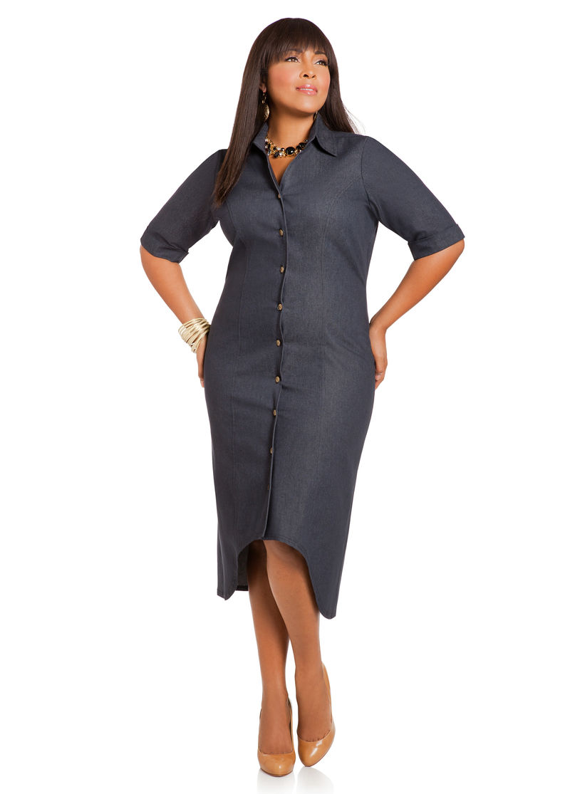 WORKWEAR WEDNESDAY: TAKE ON CASUAL FRIDAY WITH PLUS SIZE DENIM SHIRT ...