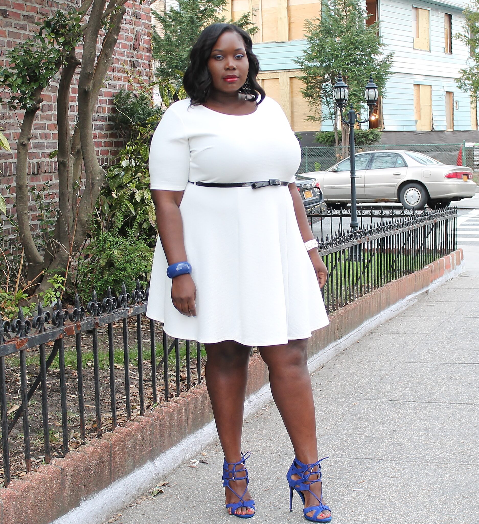 STYLE JOURNEY: MY LITTLE WHITE PLUS SIZE DRESS FROM BOOHOO PLUS ...