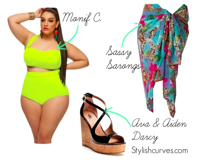 Pool wear for store plus size