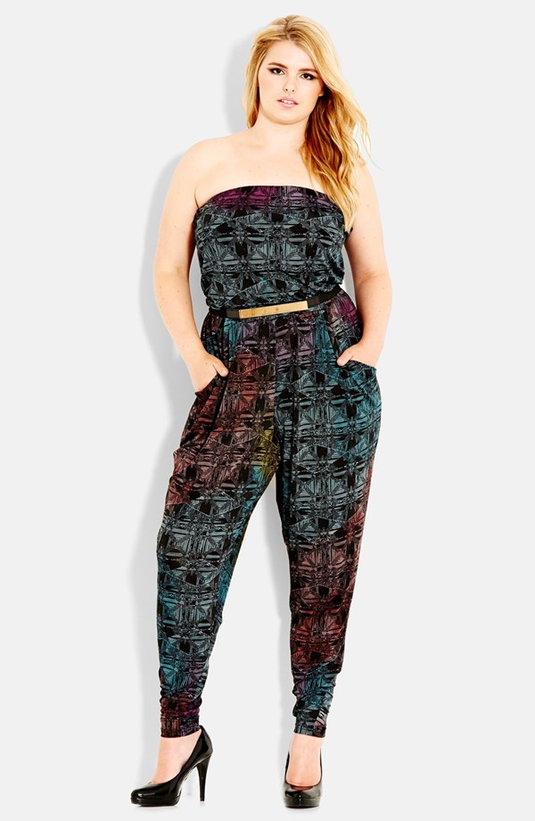 STYLISH CURVES PICK OF THE DAY: CITY CHIC STRAPLESS PLUS SIZE JUMPSUIT