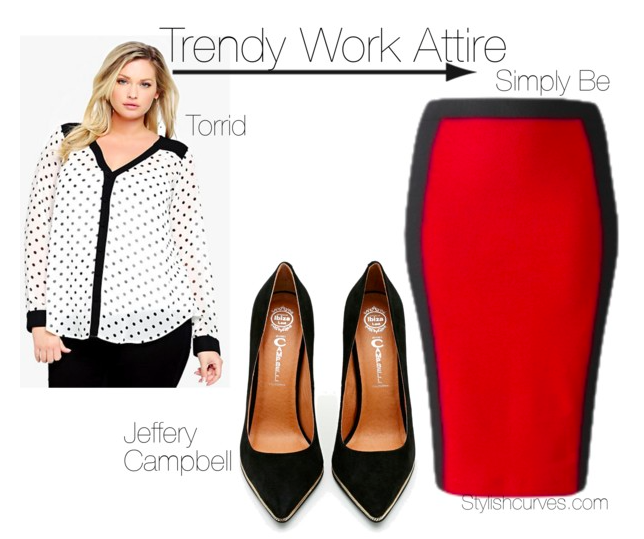 WORK WEAR WEDNESDAY: CALVIN KLEIN PLUS SIZE ASYMMETRICAL MOTO