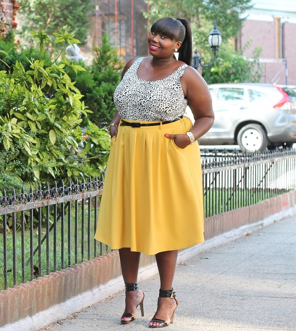STYLE JOURNEY: MELLOW YELLOW IN MODCLOTH TIGER LILY MIDI SKIRT ...