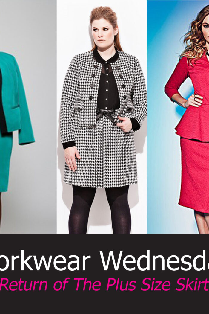 WORK WEAR WEDNESDAY: THE RETURN OF THE SKIRT SUIT (PLUS SIZE)