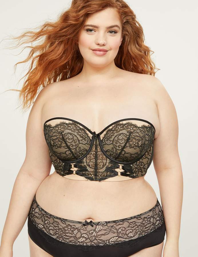 Quick Plus-Size Strapless Bra Try-On!, Lane Bryant Review, 44G-H Sized  Bust