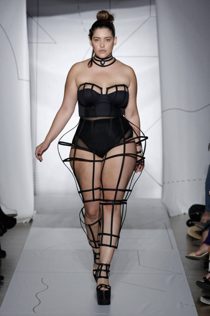 PLUS SIZE MODEL DENISE BIDOT MAKES HISTORY AS THE FIRST PLUS SIZE LATINA MODEL TO WALK IN A MERCEDES BENZ NEW YORK FASHION WEEK SHOW