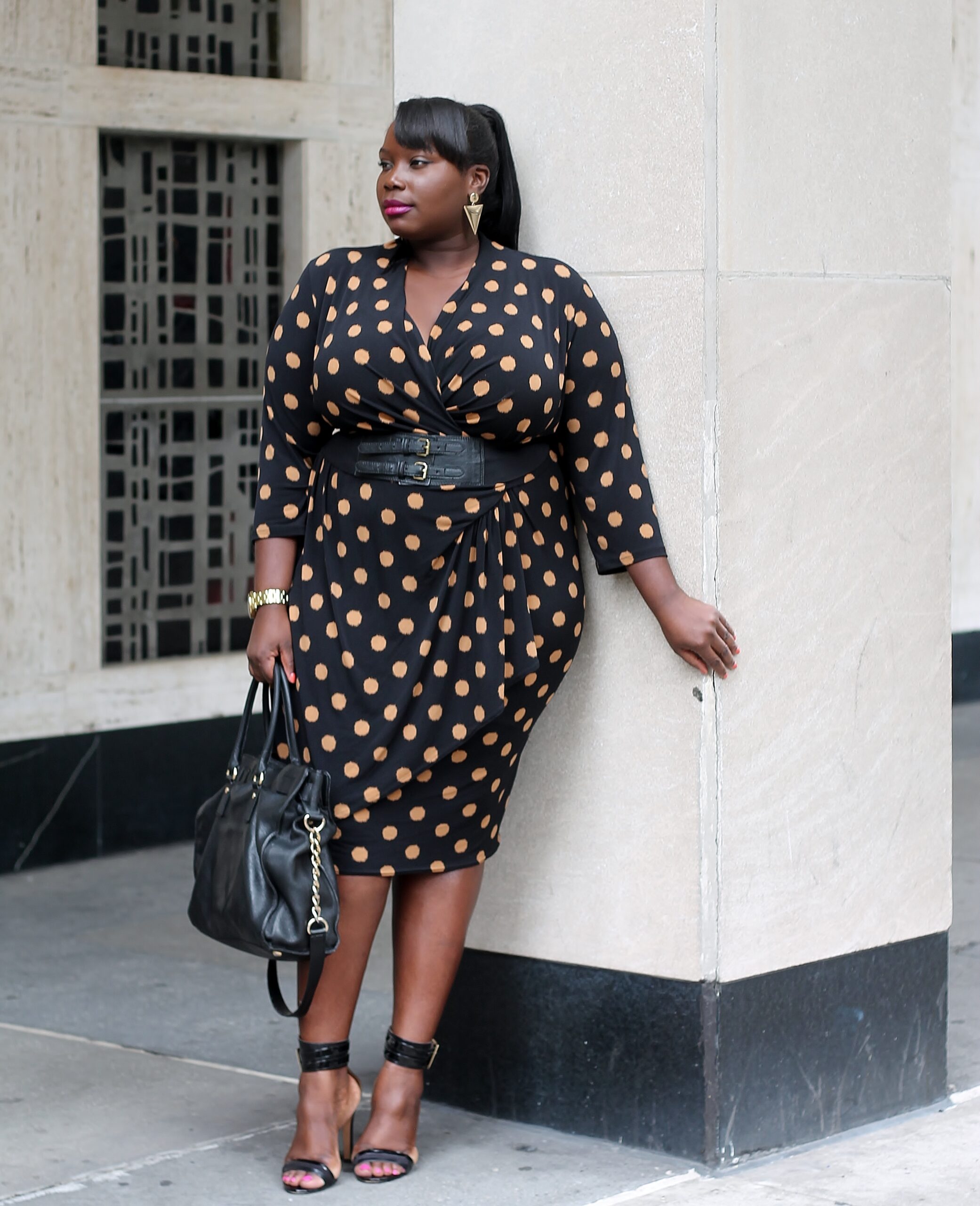 STYLE Journey: Mercedes Benz Fashion Week Day 4; Rocking A Joanna Hope For Simply Be Spot Print Plus Size Dress