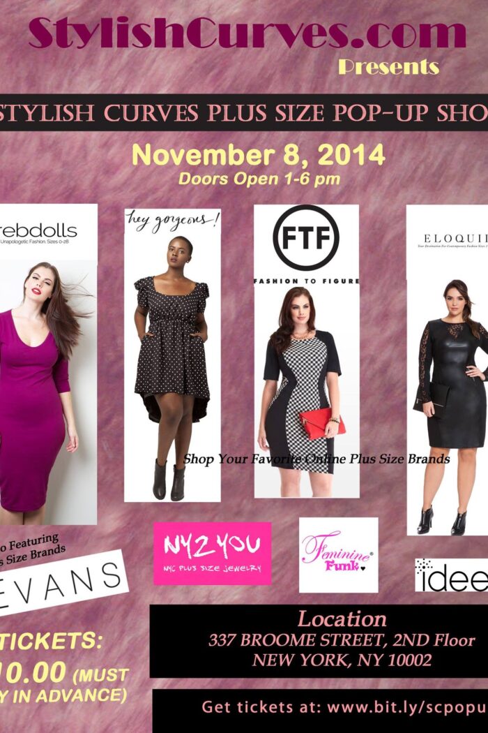 Only One Day Left To Get Your Tickets For The Stylish Curves Shopping Event This Saturday, November 8, 2014
