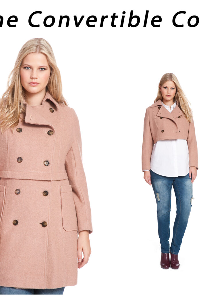 Stylish Curves Pick Of The Day: Eloquii Camel Convertible Coat, plus get 40% Off
