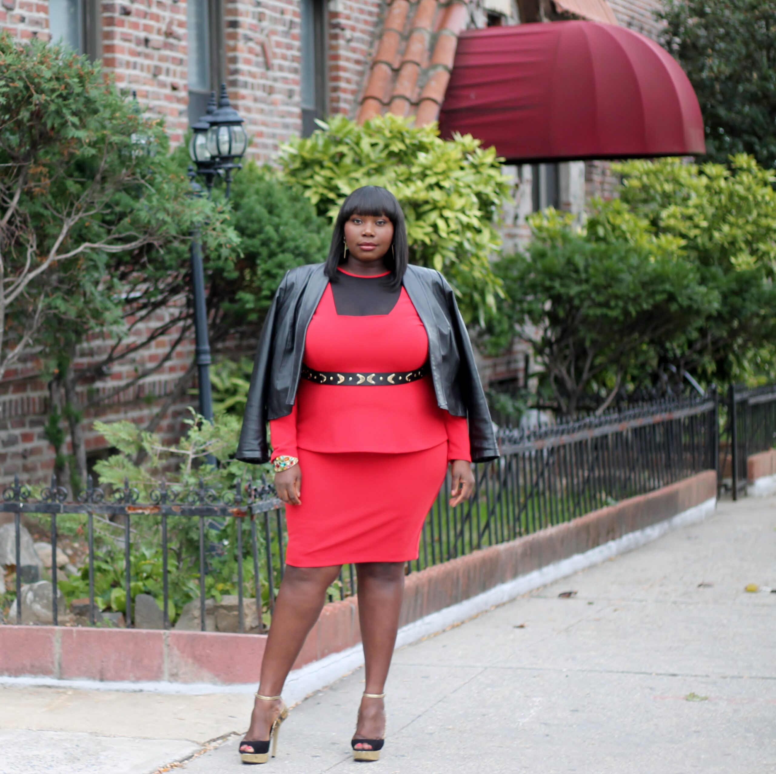 Making A Statement In Monif C. Faith Plus Size Dress - Stylish Curves