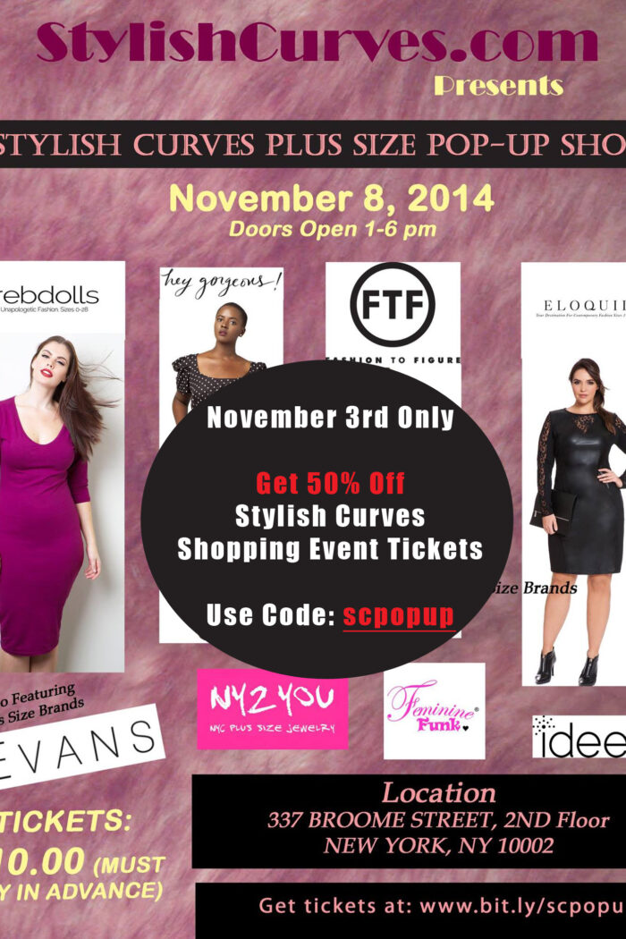 Get 50% Off The Stylish Curves Shopping Event Tickets, With This Special Code