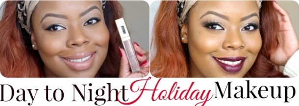 Day to Night Holiday MakeupCollage Final