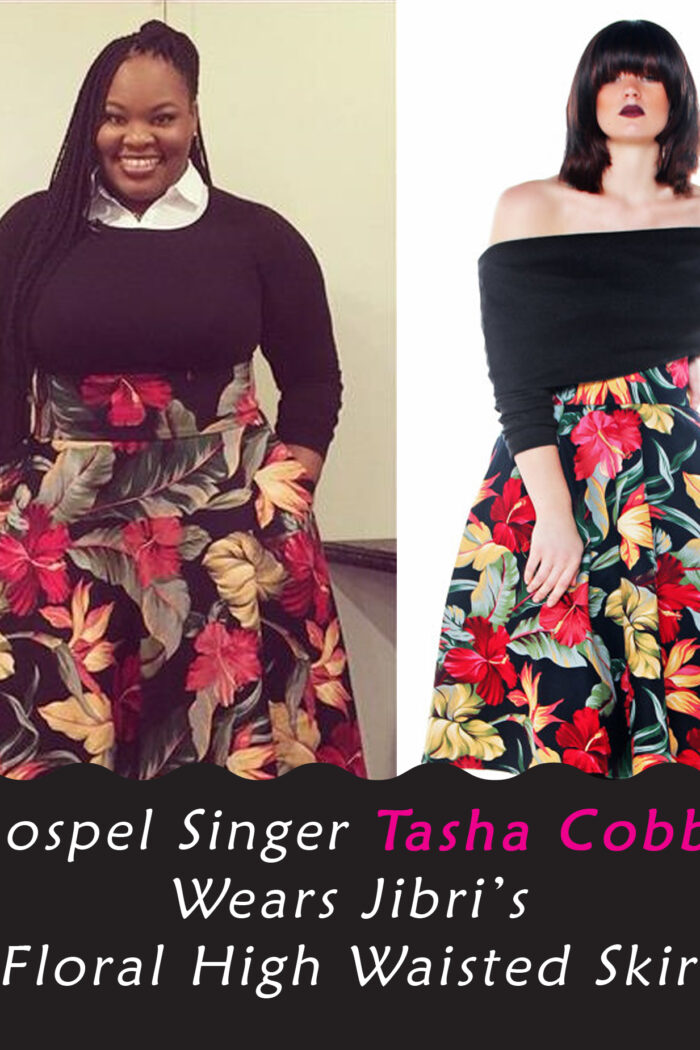 Gospel Singer Tasha Cobbs Spotted In A Jibri Floral High Waisted Skirt