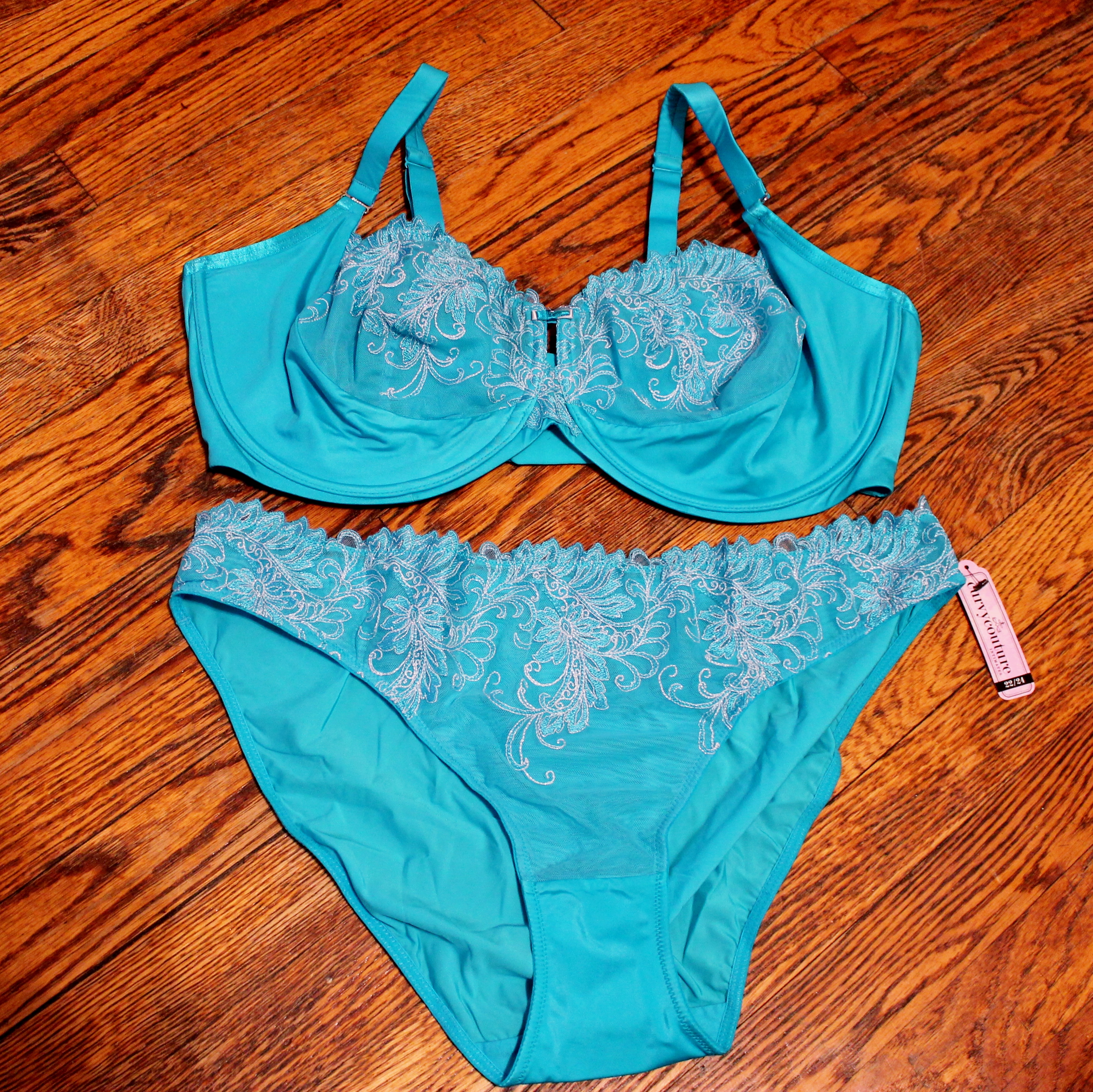 Sexy Blue Plus Comfy Lace High Waist Size 8-22 Underwear Panties Undies  Strappy 