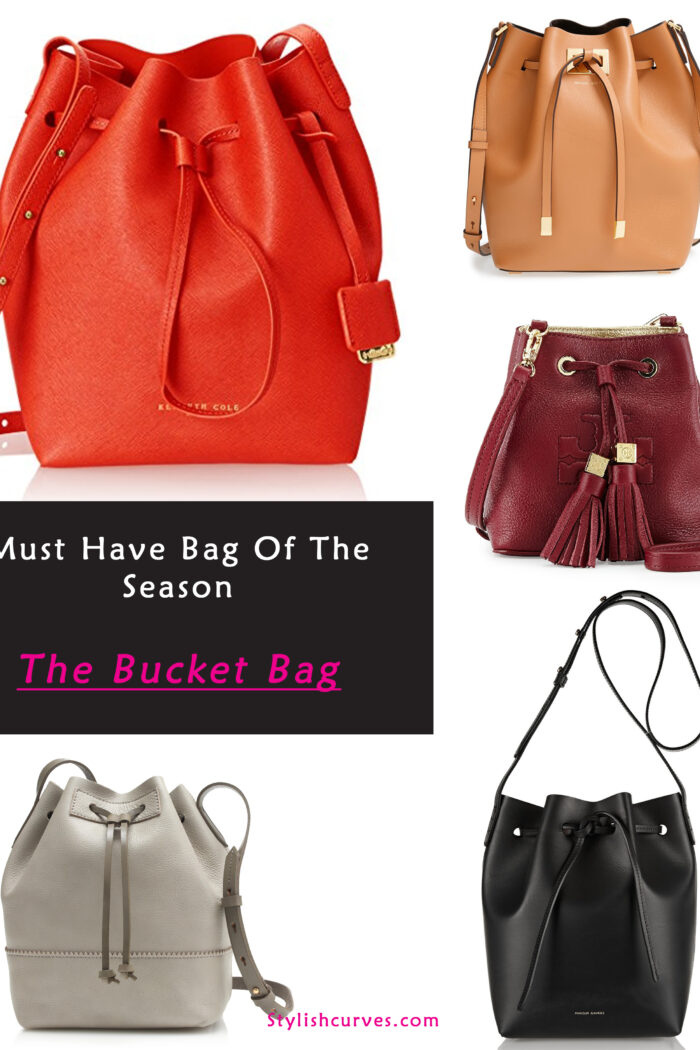 This Season’s “It” Bag Is In The Form Of A Bucket. Yes, Bucket Bags Are Hot Again.