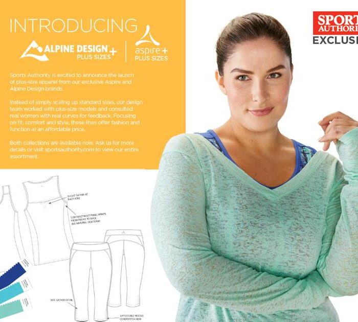 Sports Authority Just Launched A New Workout Line For Plus Size Women