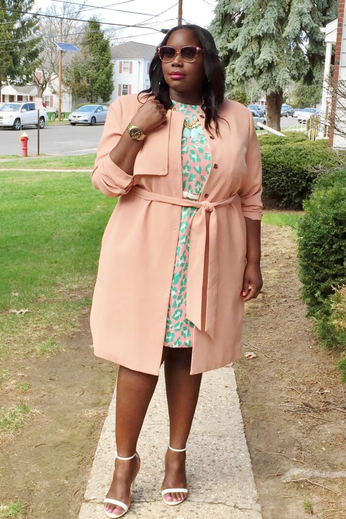 My Perfect Spring Plus Size Trench Coat