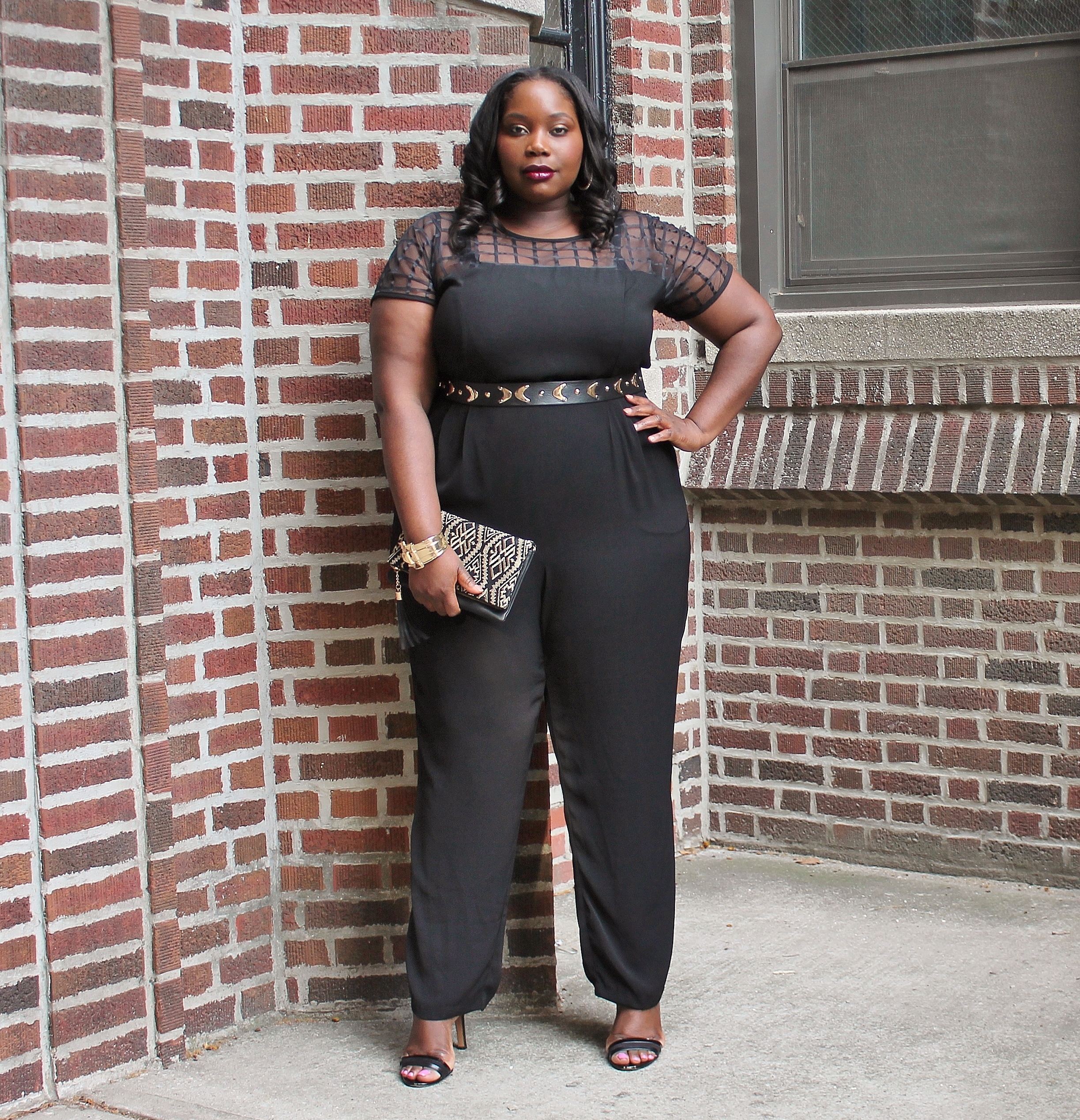 My Favorite Chic Black Plus Size Jumpsuit | Stylish Curves