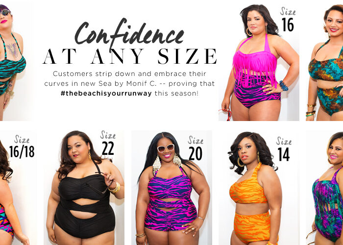 Monif C. Uses Real Customers To Model Her Latest Plus Size Swimsuit Collection