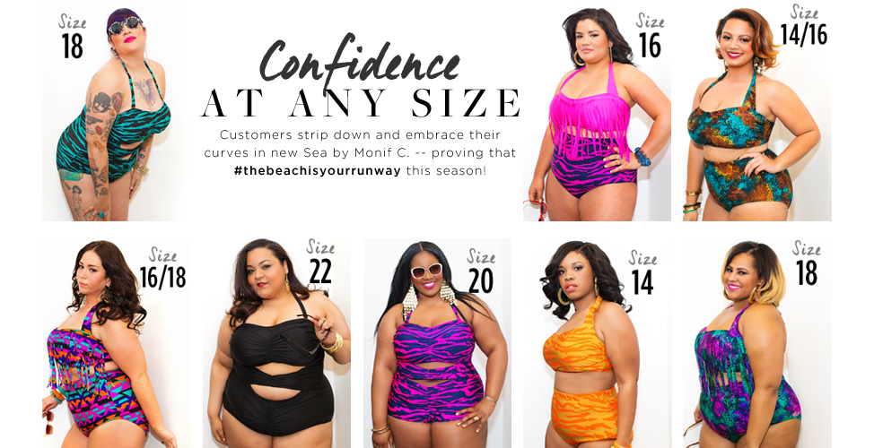 Monif c cheap plus size swimwear