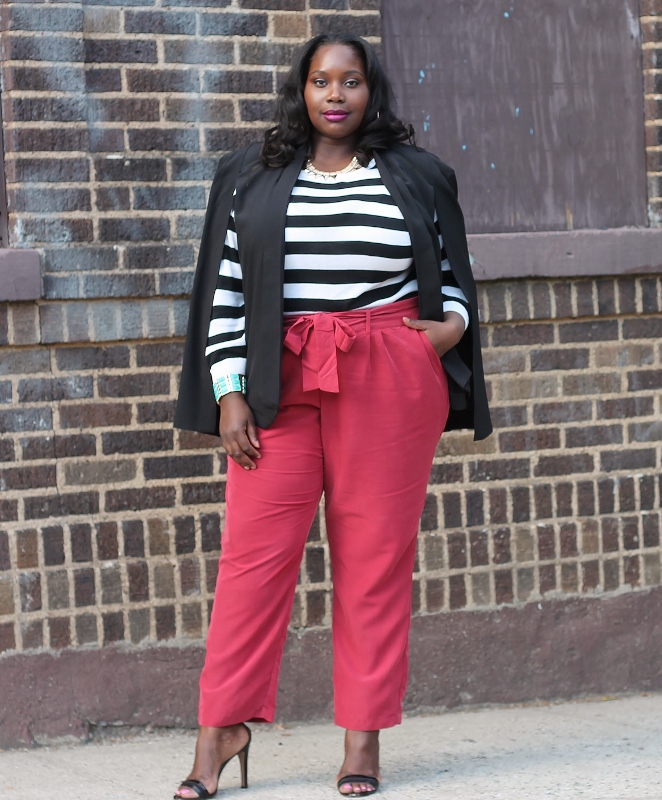 My Perfect Plus Size Spring Pant And Cape Jacket | Stylish Curves