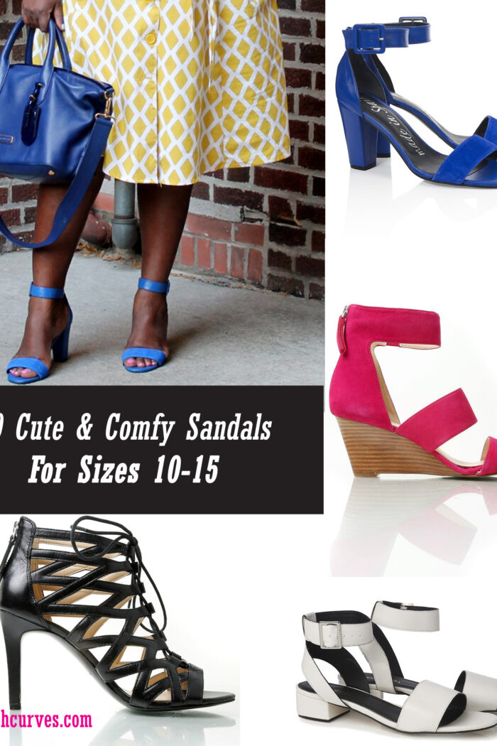 10 Cute And Comfy Sandals For Sizes 10-15