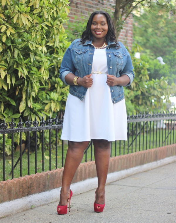 My Summer Essentials White Dresses And Denim Jackets Stylish Curves