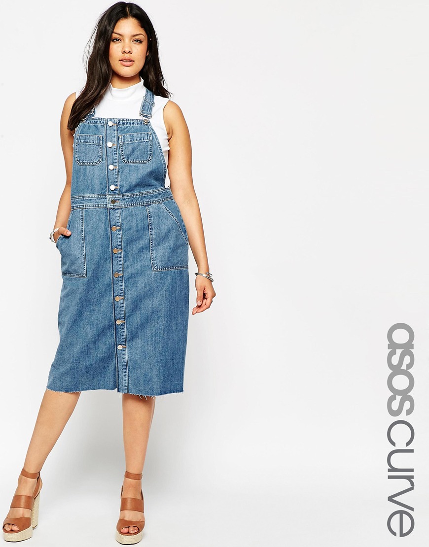 11 plus size denim and chambray dresses