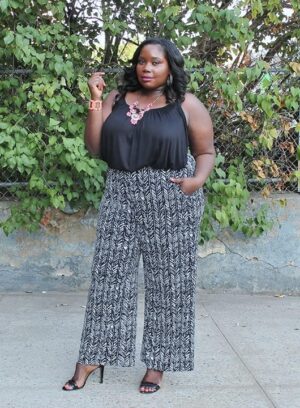 Who Says Plus Size Girls Can't Wear Wide Leg Pants - Stylish Curves