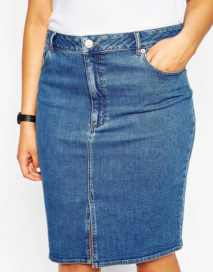 Купить джинсовую юбку на валберис