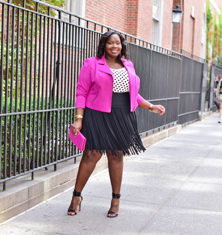 Lane Bryant Plus Size Chiffon Fringe Skirt